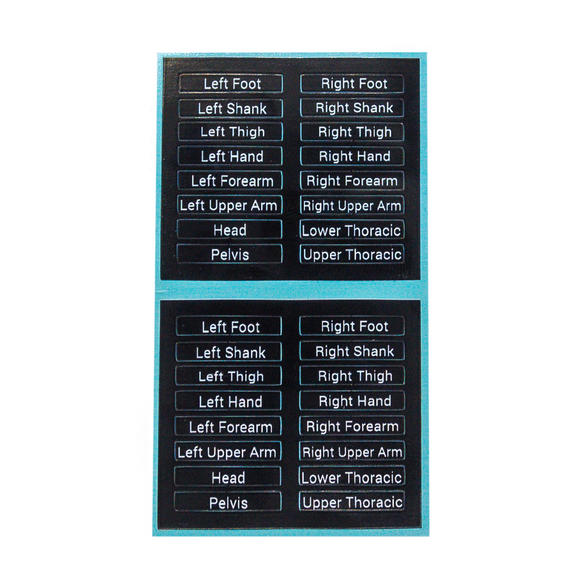 Ultium Body Segment Label Set